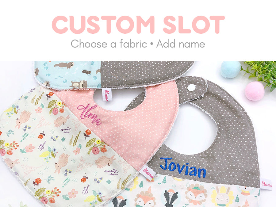 Custom Slot Round Bib