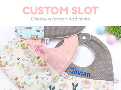 Custom Slot Round Bib