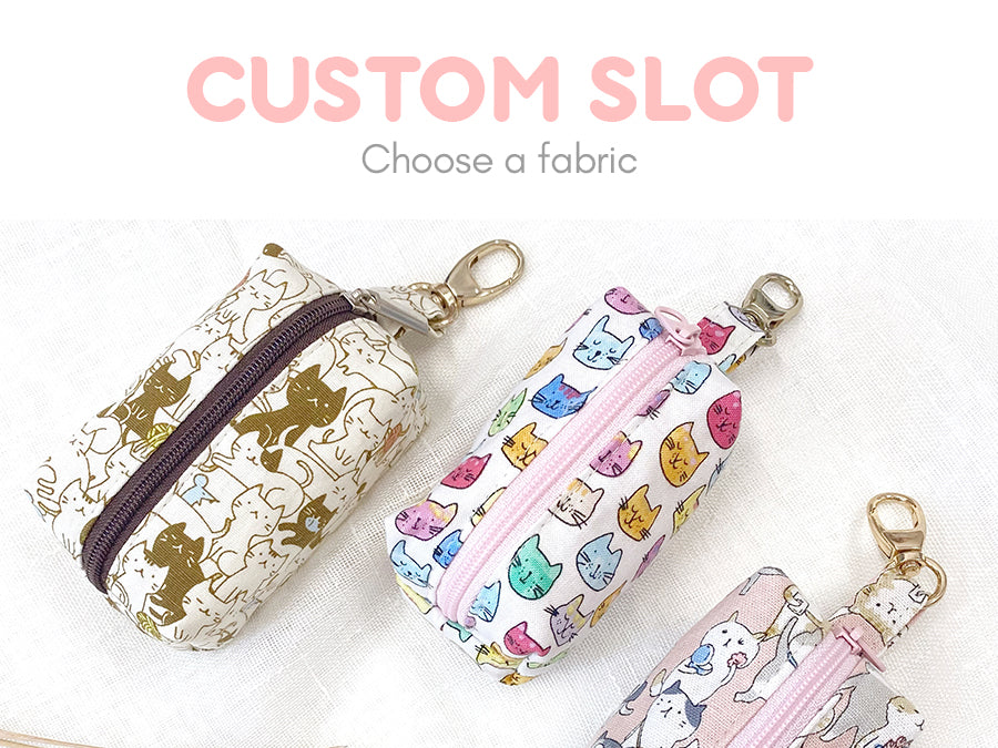 Custom Slot Poofy Pouch