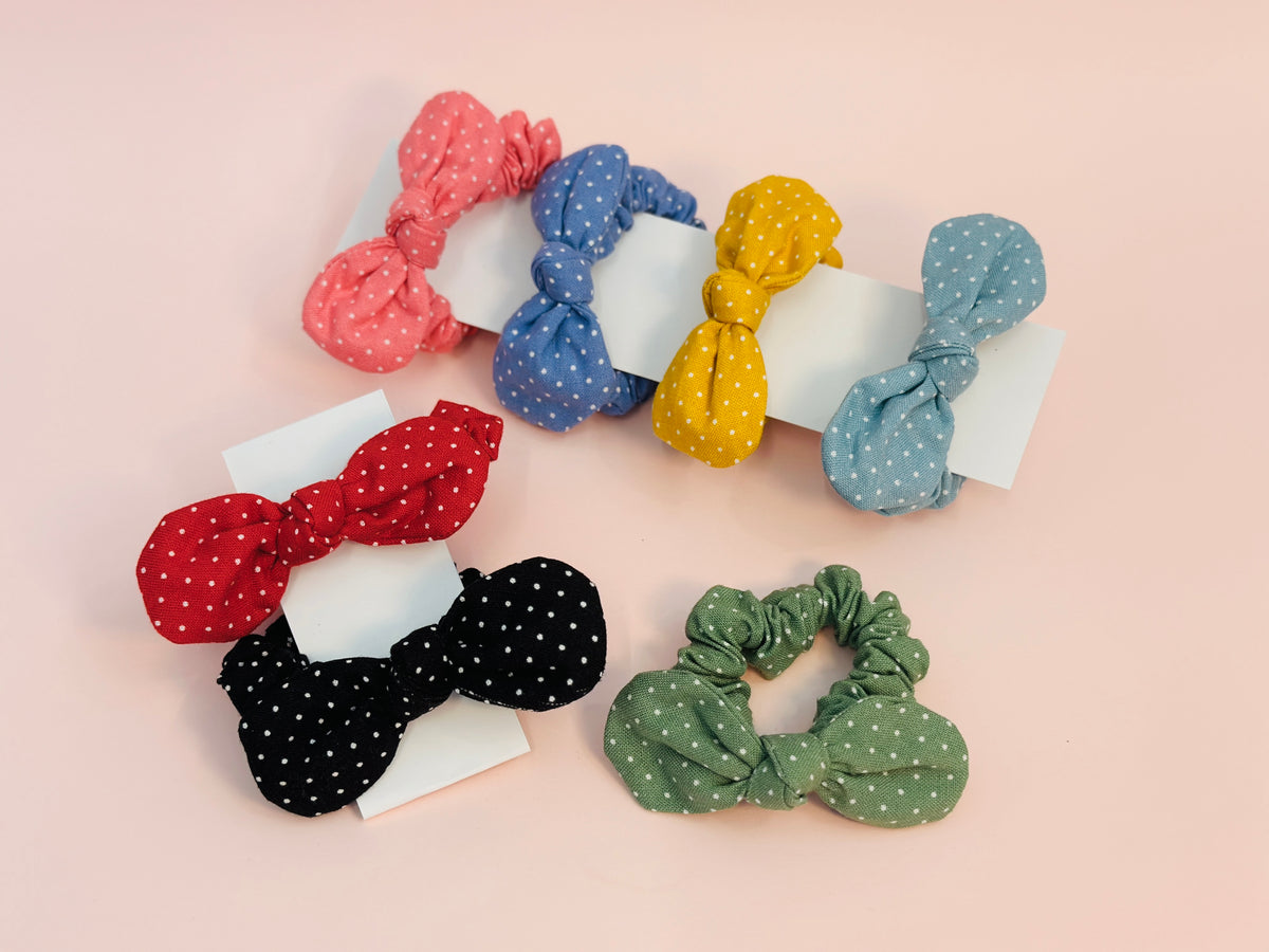 Mini Scrunchies Polka Dot Bundle