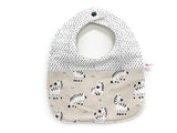 IN-STOCK Round Bib Zebra Graze