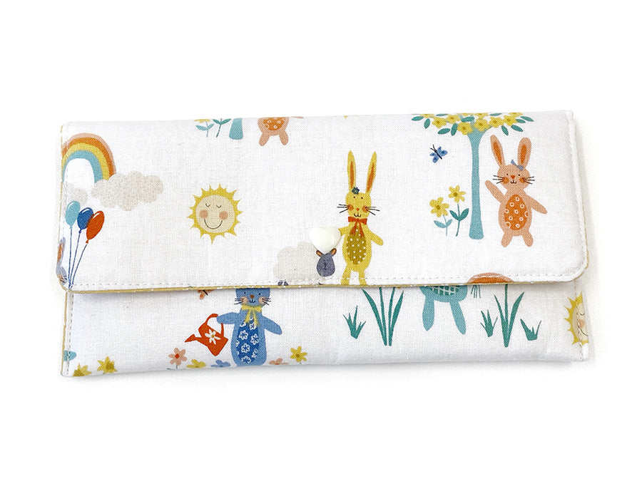 PRE-ORDER Fabric Wallet Fabric Tummy Bunnies