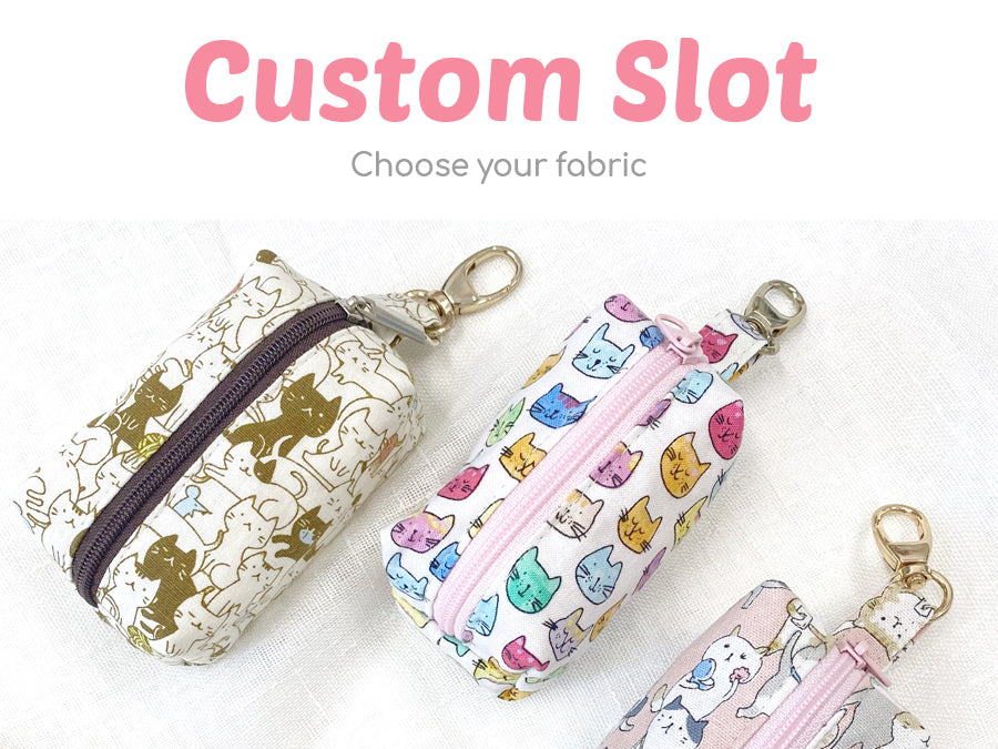 Custom Slot Poofy Pouch