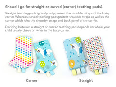 PRE-ORDER Drool Pads Rainbow Stripes