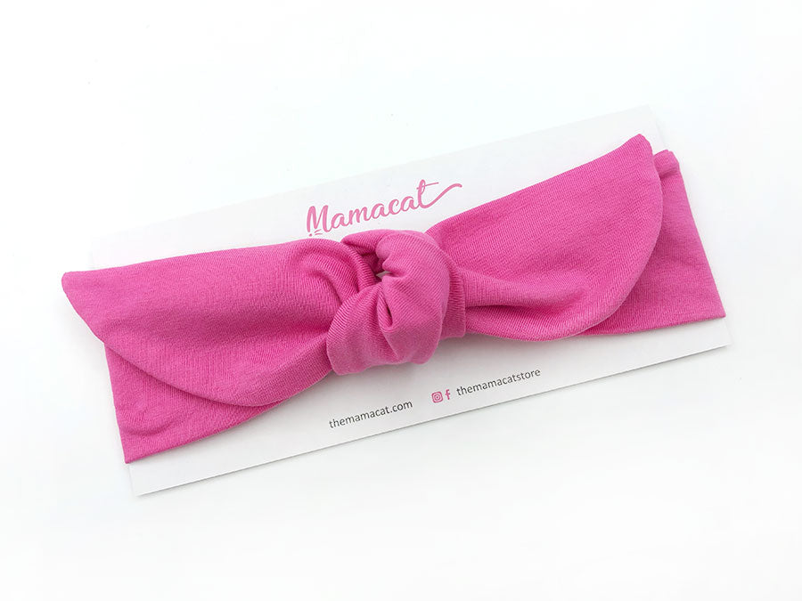 Notty Headband Solid Dark Pink