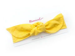 Notty Headband Solid Honey Yellow