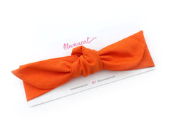 Notty Headband Solid Deep Orange