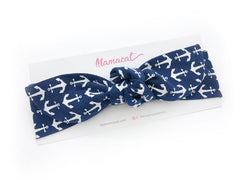 Notty Headband Anchor Navy