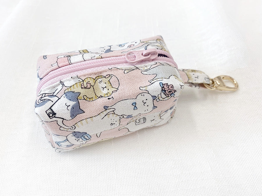 PRE-ORDER Mini Poofy Pouch Cats on the Go