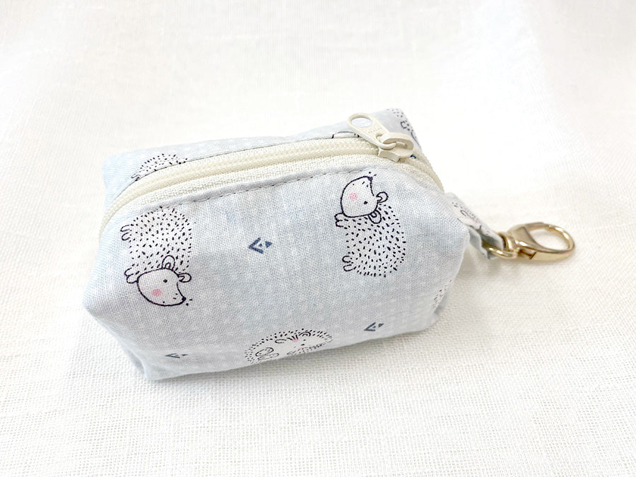 PRE-ORDER Mini Poofy Pouch Little Hedgehog