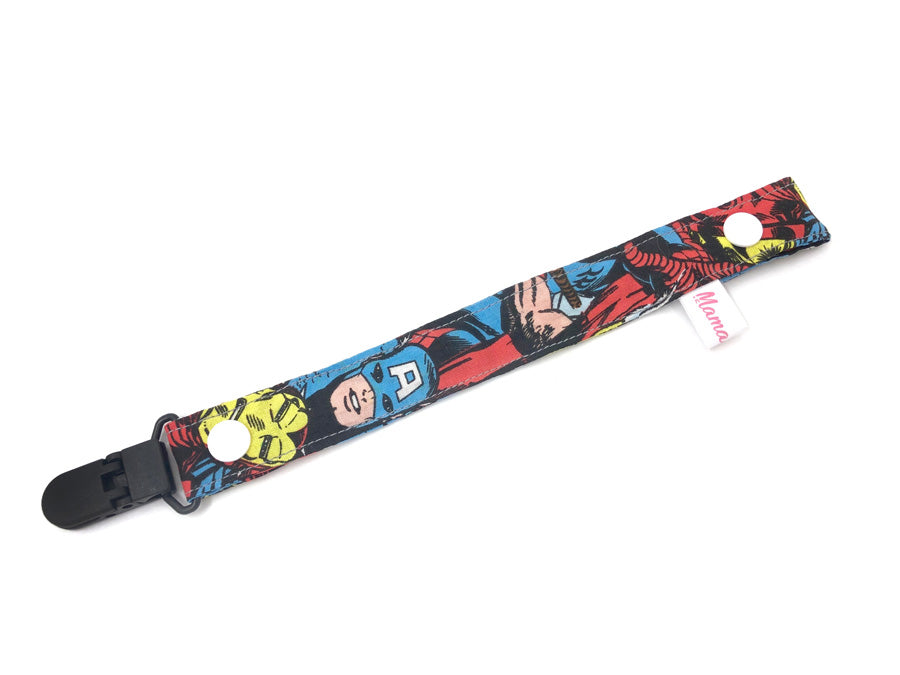 Pacifier Strap / Toy Strap Avengers Fight