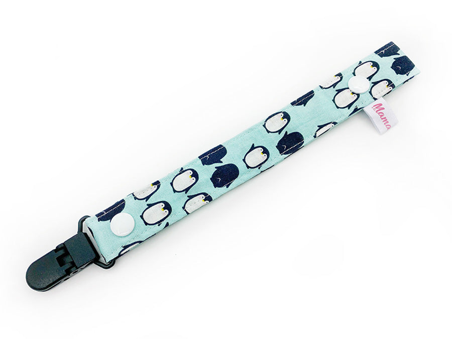 PRE-ORDER Pacifier Strap Hi Penguin