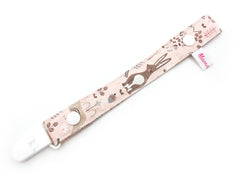 PRE-ORDER Pacifier Strap Pink Forest