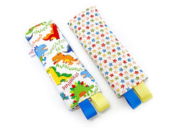 PRE-ORDER Seat Belt Pad Rainbow Dino