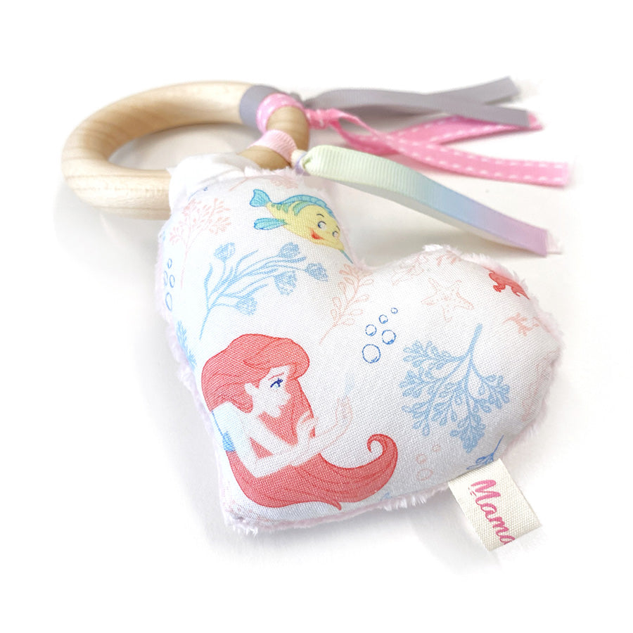 Teether Ring Little Mermaid White