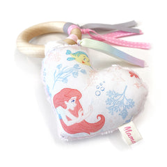 Teether Ring Little Mermaid White