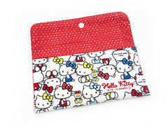 PRE-ORDER Fabric Wallet Hello Kitty Red Blue